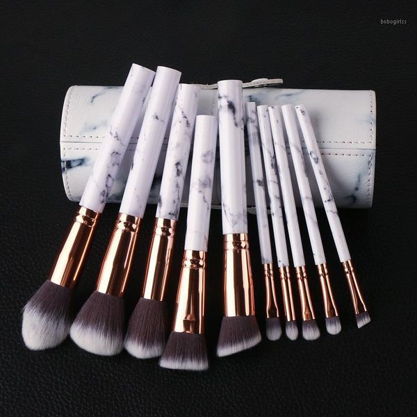 10pcs makeup brush set fashion white marble make up powder blush blending highlighter eyeshadow cosmetics kit with holder1
10pcs makeup brush set fashion white marble make up powder blush blending highlighter eyeshadow cosmetics kit with holder1