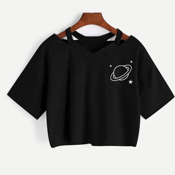 v womens t shirt neck harajuku casual planet printed girls short sleeve crop summer for women korean, White
v womens t shirt neck harajuku casual planet printed girls short sleeve crop summer for women korean, White