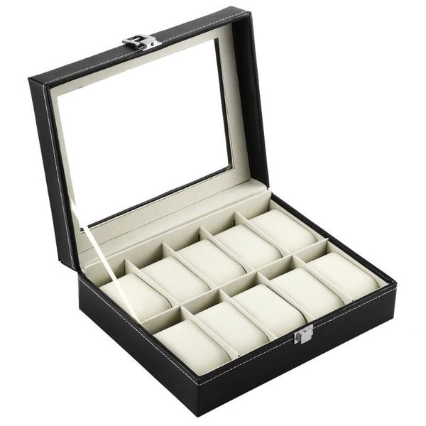 watch winders outad rectangle 10 grids pu leather box jewelry storage organizer watches display holder casket luxury gifts, Black
watch winders outad rectangle 10 grids pu leather box jewelry storage organizer watches display holder casket luxury gifts, Black