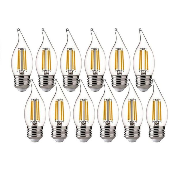 bulbs kawatk 12pcs led candelabra filament 4 wac35t e14 e27 flame tip 220v warm white 2700k
bulbs kawatk 12pcs led candelabra filament 4 wac35t e14 e27 flame tip 220v warm white 2700k