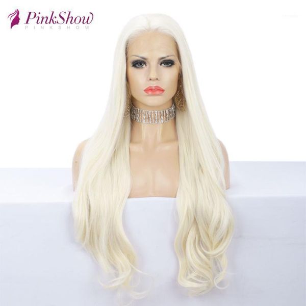 pinkshow #60 platinum blonde wigs for women long synthetic lace front wig heat resistant fiber hair wigs1, Black
pinkshow #60 platinum blonde wigs for women long synthetic lace front wig heat resistant fiber hair wigs1, Black
