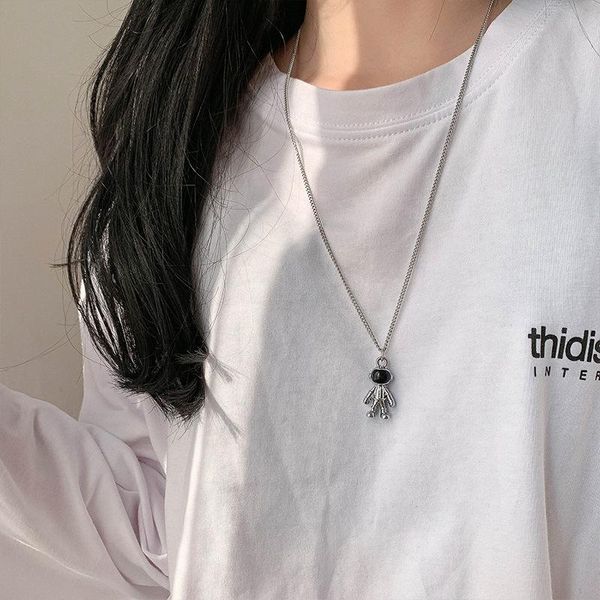 pendant necklaces astronauts necklace for men hip-hop rock street culture iron alloy material fashion gold neck chain man jewelry gift, Silver
pendant necklaces astronauts necklace for men hip-hop rock street culture iron alloy material fashion gold neck chain man jewelry gift, Silver