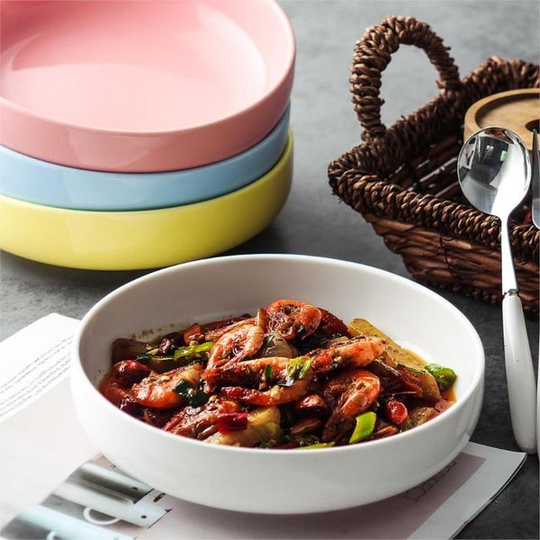 bowls candy color design round ceramic plate for soup dishes fruit kitchen 8 inch deep home el restaurant
bowls candy color design round ceramic plate for soup dishes fruit kitchen 8 inch deep home el restaurant