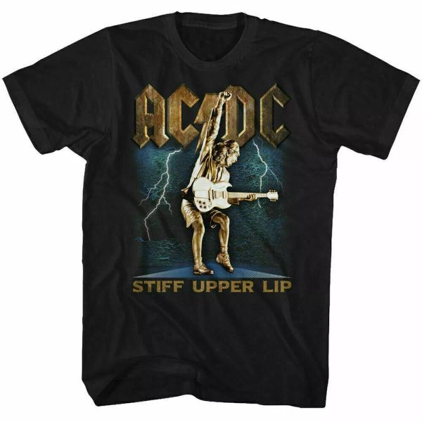 ACDC Stiff Upper Lip T Shirt Mens Licensed Rock N Roll Music Band Retro Black, White;black
ACDC Stiff Upper Lip T Shirt Mens Licensed Rock N Roll Music Band Retro Black, White;black
