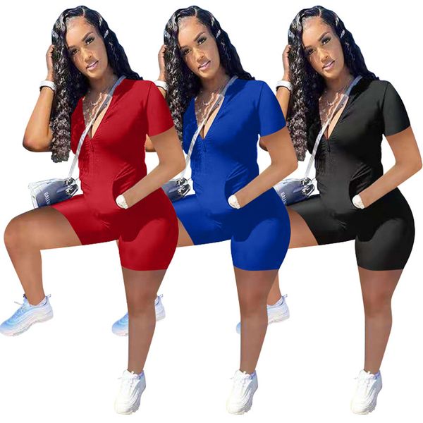 women rompers plus size 2xl short sleeve embroidery jumpsuits solid color skinny bodysuits casual shorts overalls summer clothes black slim, Black;white
women rompers plus size 2xl short sleeve embroidery jumpsuits solid color skinny bodysuits casual shorts overalls summer clothes black slim, Black;white