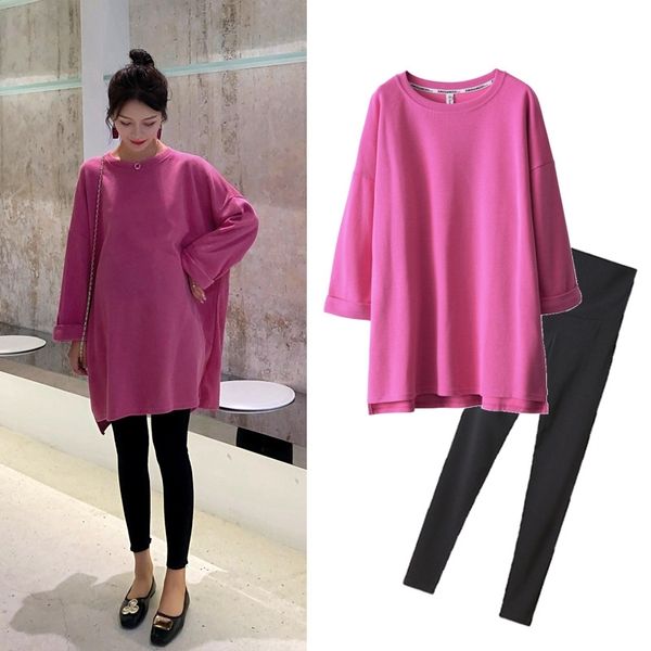 pregnant women's spring suit fashion trendy mother's dress loose sweater net red foreign style pregnant women's blouse, Gray
pregnant women's spring suit fashion trendy mother's dress loose sweater net red foreign style pregnant women's blouse, Gray