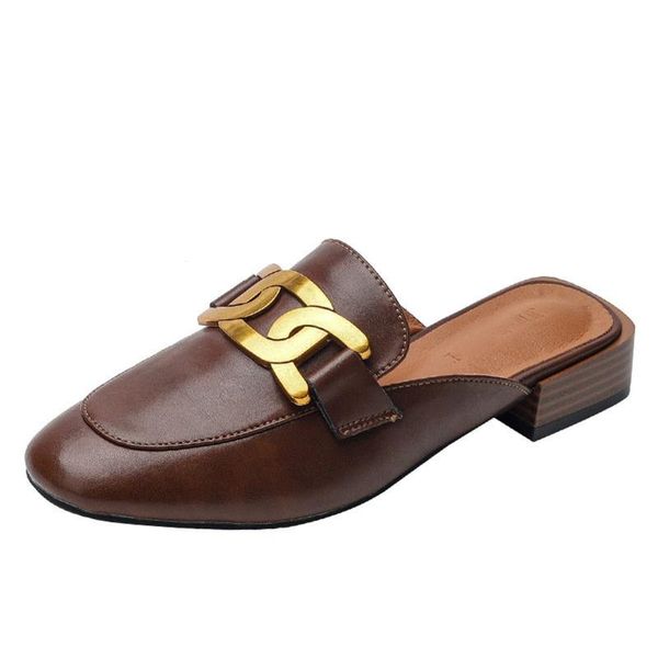 slippers women fashion round toe sandals metal chain decorated thick heel mules for summer autumn 2021, Black
slippers women fashion round toe sandals metal chain decorated thick heel mules for summer autumn 2021, Black