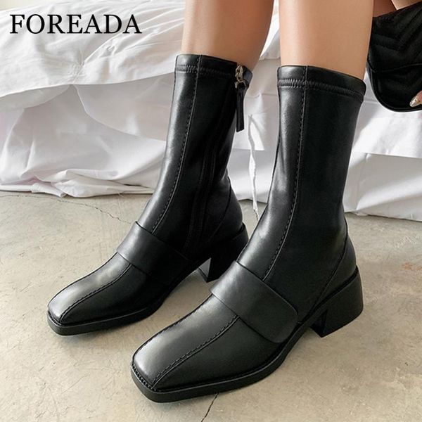 boots foreada med heel woman real leather block mid calf square toe short zip ladies shoes autumn winter black
boots foreada med heel woman real leather block mid calf square toe short zip ladies shoes autumn winter black