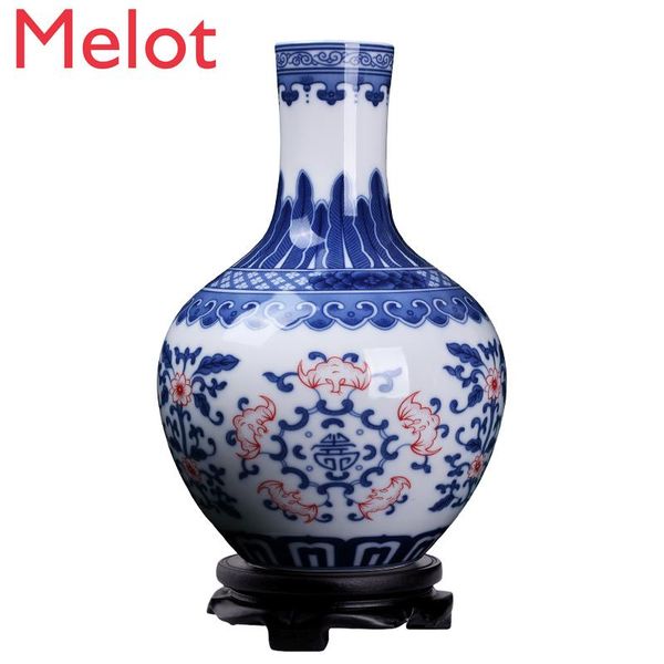 jingdezhen ceramic vase decoration hand-painted living room flower arrangement large blue and white porcelain retro handicraft vases
jingdezhen ceramic vase decoration hand-painted living room flower arrangement large blue and white porcelain retro handicraft vases