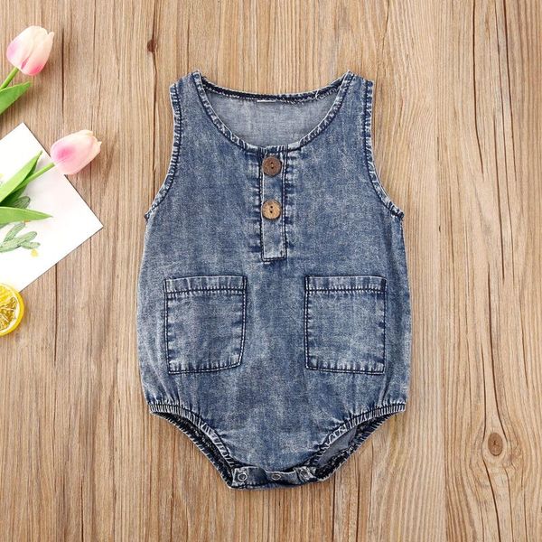 jumpsuits baby summer clothing infant sleeveless denim romper girls boys round collar pocket jumpsuit, Blue
jumpsuits baby summer clothing infant sleeveless denim romper girls boys round collar pocket jumpsuit, Blue