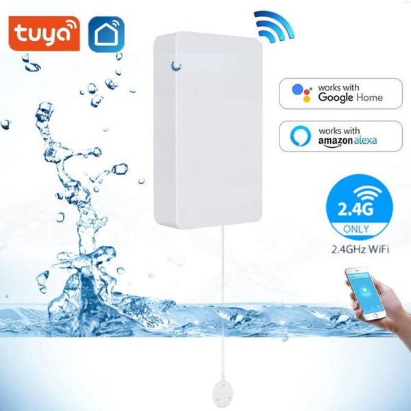 smart home sensor tuya wifi 2.4ghz water leakage alarm independent leak detector flood alert overflow security app
smart home sensor tuya wifi 2.4ghz water leakage alarm independent leak detector flood alert overflow security app