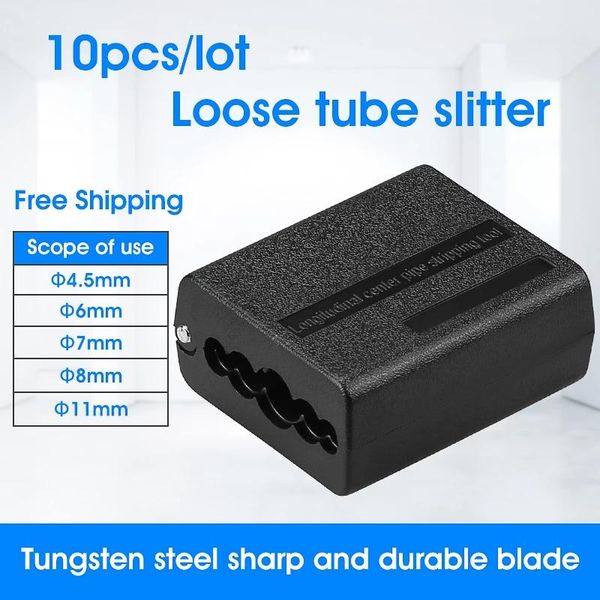 fiber optic equipment 1/3/5/10p loose tube slitter 4.5mm-11mm ribbon cable stripper longitudinal center pipe stripping tool cutter
fiber optic equipment 1/3/5/10p loose tube slitter 4.5mm-11mm ribbon cable stripper longitudinal center pipe stripping tool cutter