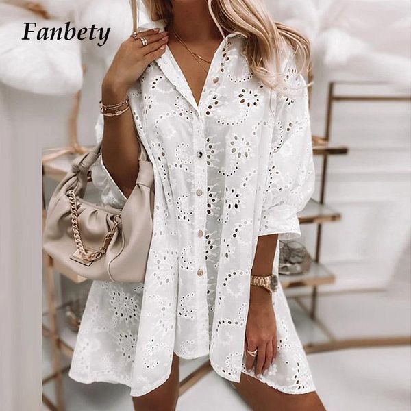casual dresses fashion solid color hollow single-breasted long shirt dress women elegant chic 4/3 sleeve party loose streetwears, Black;gray
casual dresses fashion solid color hollow single-breasted long shirt dress women elegant chic 4/3 sleeve party loose streetwears, Black;gray