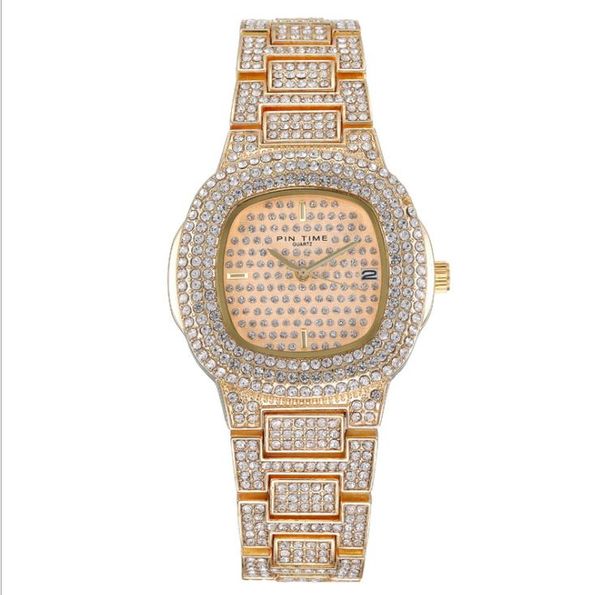 wristwatches mens iced out watches luxury date quartz wrist with micropave stainless steel watch for women men hip hop jewelry, Slivery;brown
wristwatches mens iced out watches luxury date quartz wrist with micropave stainless steel watch for women men hip hop jewelry, Slivery;brown