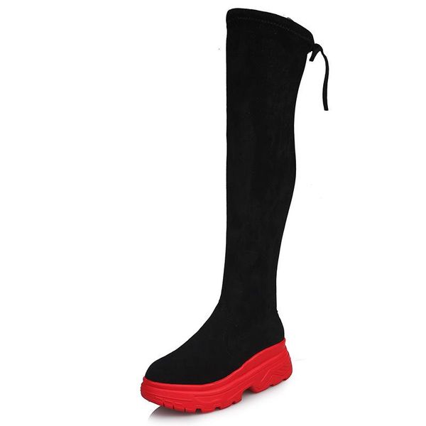 boots women autumn high platform over the knee female fashion winter warm snow shoes hided wedge lady boot, Black
boots women autumn high platform over the knee female fashion winter warm snow shoes hided wedge lady boot, Black