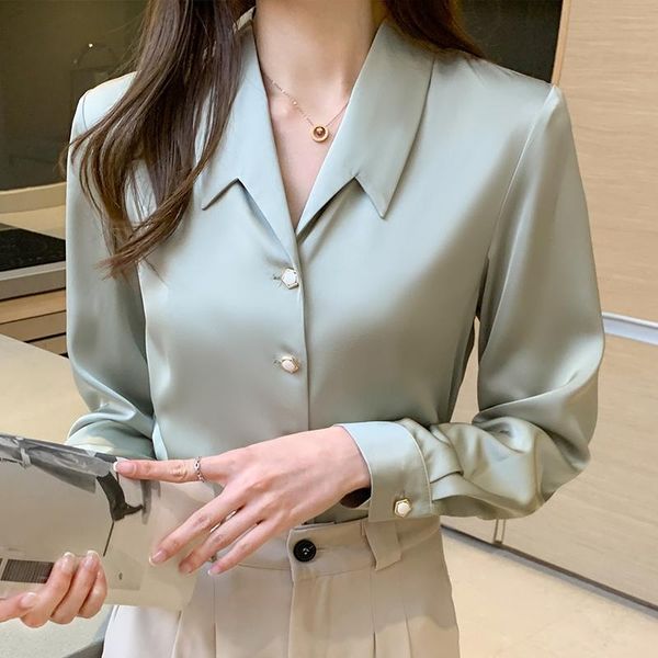 women's blouses & shirts fashion silk shirt satin women white blouse long sleeve woman plus size office 17792
women's blouses & shirts fashion silk shirt satin women white blouse long sleeve woman plus size office 17792