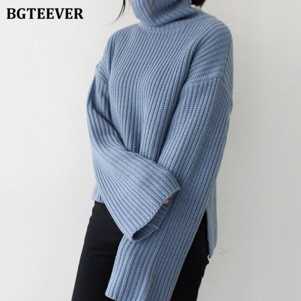 women's sweaters bgteever casual turtleneck women pullover thick warm long sleeve side split loose female knitted jumpers autumn winter, White;black
women's sweaters bgteever casual turtleneck women pullover thick warm long sleeve side split loose female knitted jumpers autumn winter, White;black