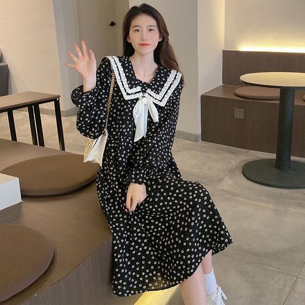 maternity dresses 2021 autumn dress lapel long sleeve loose large size floral pregnancy pregnant gown, White
maternity dresses 2021 autumn dress lapel long sleeve loose large size floral pregnancy pregnant gown, White