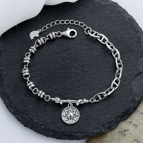chaosheng s925 sterling silver asymmetric chain octagonal star bracelet thai silver minority design sense creative versatile hand ornament, Golden;silver
chaosheng s925 sterling silver asymmetric chain octagonal star bracelet thai silver minority design sense creative versatile hand ornament, Golden;silver