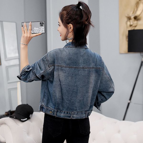 women's jackets short comfortable long sleeves women denim jacket autumn leisure loose trendy fashion bead design coa, Black;brown
women's jackets short comfortable long sleeves women denim jacket autumn leisure loose trendy fashion bead design coa, Black;brown