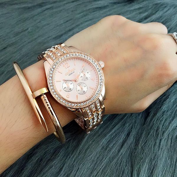 wristwatches luxury watch women rose gold watches quartz ladies rhinestone lady hour relogio feminino mujer saati, Slivery;brown
wristwatches luxury watch women rose gold watches quartz ladies rhinestone lady hour relogio feminino mujer saati, Slivery;brown
