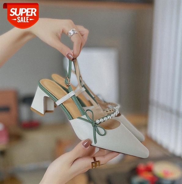 baotou sandals female pointed toe thick heels fairy style shallow mouth pearl high back empty single shoes #qo7o, Black
baotou sandals female pointed toe thick heels fairy style shallow mouth pearl high back empty single shoes #qo7o, Black