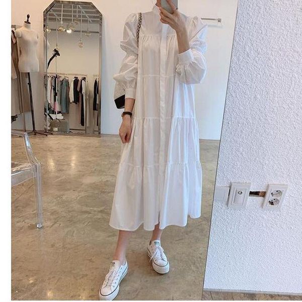 casual dresses women long shirts dress office lady work solid lapel vestidos cotton tunic shirt robe femme cl571, Black;gray
casual dresses women long shirts dress office lady work solid lapel vestidos cotton tunic shirt robe femme cl571, Black;gray
