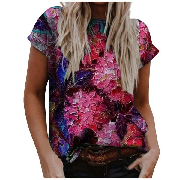 women's t-shirt 2021 women casual harajuku fashion summer o-neck loose flowers print causal short sleeve femme t-shirts, White
women's t-shirt 2021 women casual harajuku fashion summer o-neck loose flowers print causal short sleeve femme t-shirts, White