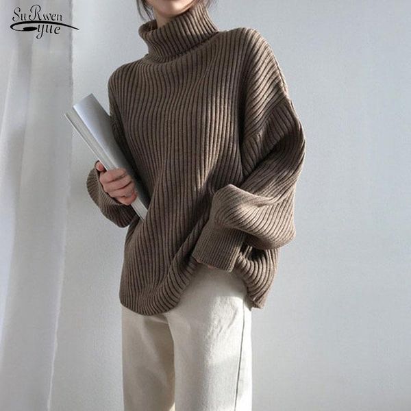 autumn sweater women turtleneck thick solid knit loose long sleeve pullover office lady clothes 10327 women's sweaters, White;black
autumn sweater women turtleneck thick solid knit loose long sleeve pullover office lady clothes 10327 women's sweaters, White;black