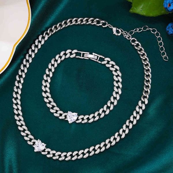 kellybola gorgeous sparkling chain necklace bracelet set super full cz fashion jewelry in 2021, Silver
kellybola gorgeous sparkling chain necklace bracelet set super full cz fashion jewelry in 2021, Silver