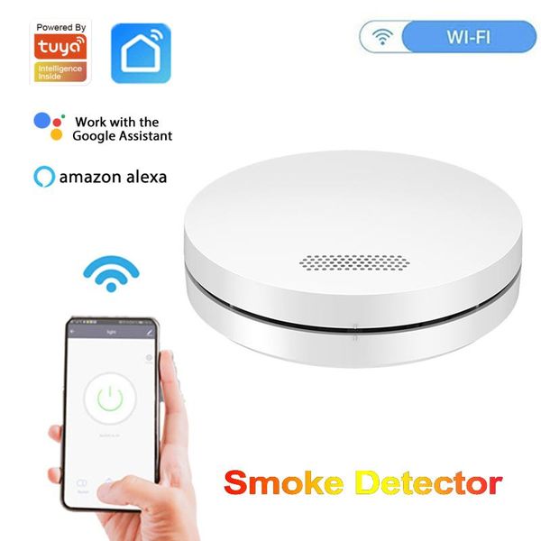 smart home control tuya wifi fire and smoke alarm wireless sound light detector compatible with alexa google
smart home control tuya wifi fire and smoke alarm wireless sound light detector compatible with alexa google