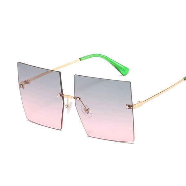 luxury designer sunglasses square oversized women vintage rimless sun glasses for female big frame gradient mirror metal oculos de sol 0622, White;black
luxury designer sunglasses square oversized women vintage rimless sun glasses for female big frame gradient mirror metal oculos de sol 0622, White;black