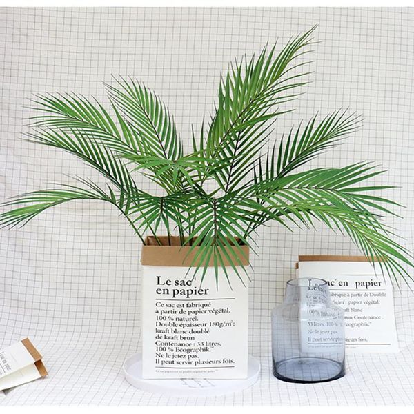 60-68cm artificial palm tree fake plants plastic leaf for home wedding garden floor living room decoration decorative flowers & wreaths
60-68cm artificial palm tree fake plants plastic leaf for home wedding garden floor living room decoration decorative flowers & wreaths