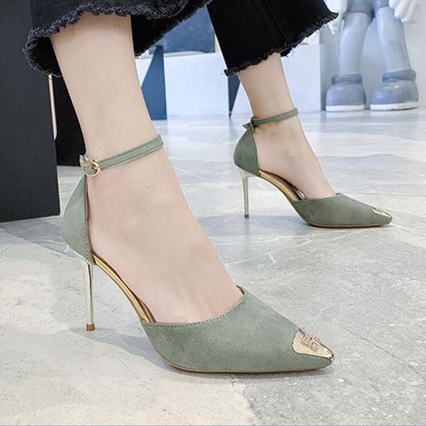 dress shoes high heel women woman fashion pointed thin heels summer 2021 fairy toe d249, Black 
dress shoes high heel women woman fashion pointed thin heels summer 2021 fairy toe d249, Black