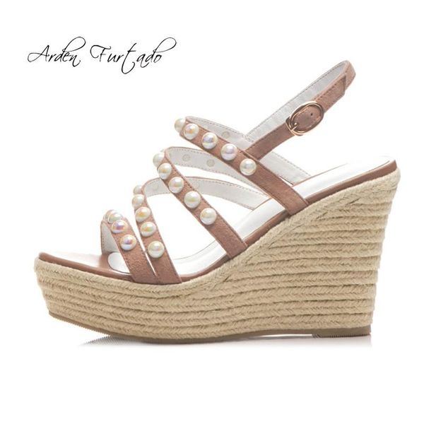 summer platform genuine leather wedges straw heels elegant sweet sing back buckle strap sandals women's shoes ladies, Black
summer platform genuine leather wedges straw heels elegant sweet sing back buckle strap sandals women's shoes ladies, Black