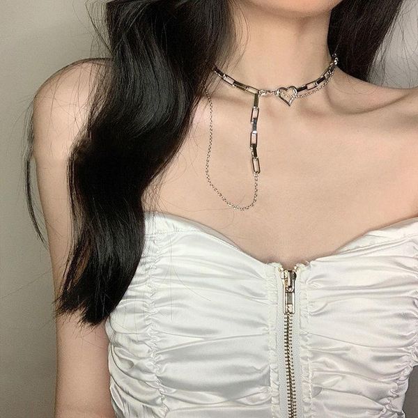 chains 2021 geometric choker necklace simple trendy fashion personality clavicle chain necklaces for women charm gothic jewelry, Silver
chains 2021 geometric choker necklace simple trendy fashion personality clavicle chain necklaces for women charm gothic jewelry, Silver