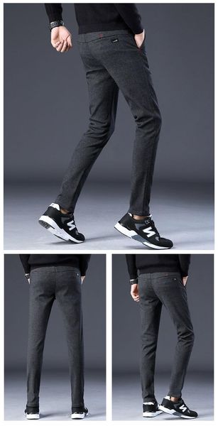 fall/winter stretch comfortable sanded casual pants men plus fleece korean version of the trend small straight lon men's, Black
fall/winter stretch comfortable sanded casual pants men plus fleece korean version of the trend small straight lon men's, Black