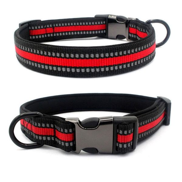 dog collars & leashes adjustable nylon pet collar night safety leash dogs reflective supplies
dog collars & leashes adjustable nylon pet collar night safety leash dogs reflective supplies