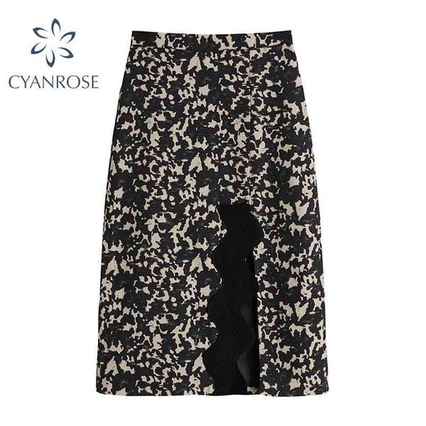 vintage print skirt women high waist a-line hem split temperament midi skirts office ladies party club loose buttoms 210430, Black
vintage print skirt women high waist a-line hem split temperament midi skirts office ladies party club loose buttoms 210430, Black