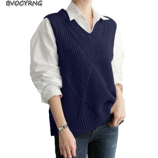 women's vests v-neck sleeveless sweater women vest 2021 autumn winter loose knit solid color coat female bottom shirt jacket, Black;white
women's vests v-neck sleeveless sweater women vest 2021 autumn winter loose knit solid color coat female bottom shirt jacket, Black;white