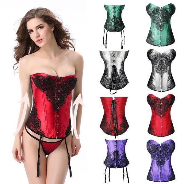 waist support women lace body shaper corset bustier overbust lingerie up plus size brocade vintage costume underpant, Black;gray
waist support women lace body shaper corset bustier overbust lingerie up plus size brocade vintage costume underpant, Black;gray