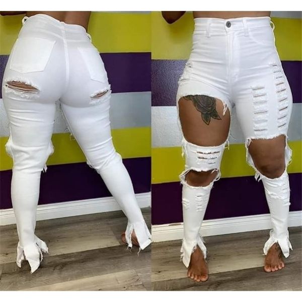 chronstyle women destroyed 2020 fashion high waist ripped holes split pants bodycon clubwear streetwear flared jeans, Black;white
chronstyle women destroyed 2020 fashion high waist ripped holes split pants bodycon clubwear streetwear flared jeans, Black;white