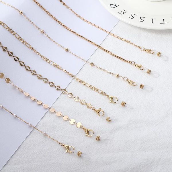 nail art decorations 8 style fashion pearl 70cm glasses chain women men eyeglass cord sunglasses retainer holder eyewear lanyard neck strap, Silver;gold
nail art decorations 8 style fashion pearl 70cm glasses chain women men eyeglass cord sunglasses retainer holder eyewear lanyard neck strap, Silver;gold