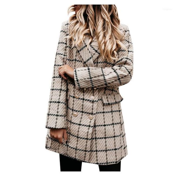 women winter coat wool 2021 trendy casual style female double breasted streetwear for plaszcze damskie1, Black
women winter coat wool 2021 trendy casual style female double breasted streetwear for plaszcze damskie1, Black