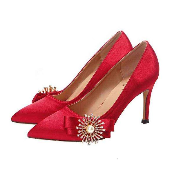 women's formal shoes bridal pointed wedding shoes 2021 new champagne dress high thin heels crystal bridesmaid, Black
women's formal shoes bridal pointed wedding shoes 2021 new champagne dress high thin heels crystal bridesmaid, Black