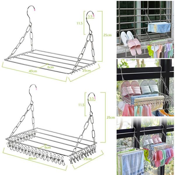 multifunctional clothes drying rack stainless steel laundry garment hanger for hanging towels socks shoes d6 hangers & racks
multifunctional clothes drying rack stainless steel laundry garment hanger for hanging towels socks shoes d6 hangers & racks