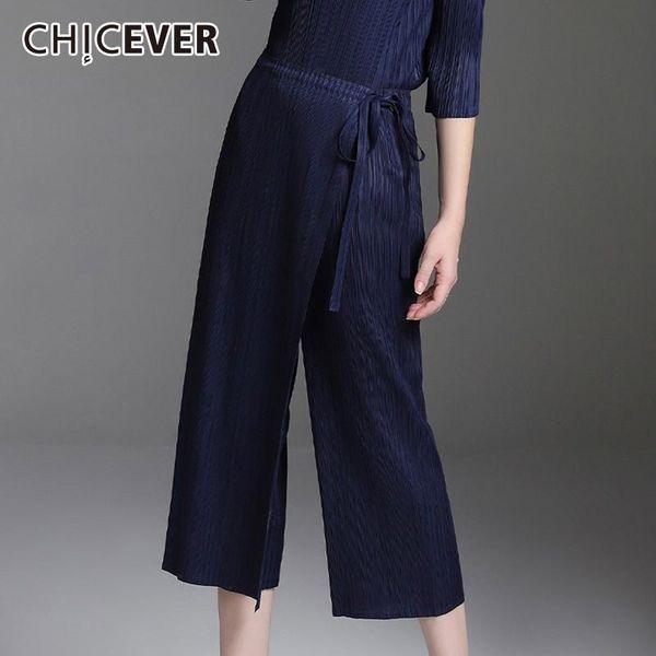 women's pants & capris chicever autumn winter wide leg for women high waist bandage loose ankle length skirt fashion casual clothes tid, Black;white
women's pants & capris chicever autumn winter wide leg for women high waist bandage loose ankle length skirt fashion casual clothes tid, Black;white