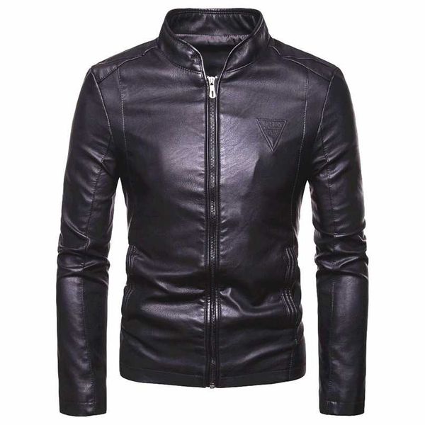 men autumn motorcycle causal pu leather warm jacket coat men spring fashion masculinas windproof jacket overcoat men 211111, Black
men autumn motorcycle causal pu leather warm jacket coat men spring fashion masculinas windproof jacket overcoat men 211111, Black