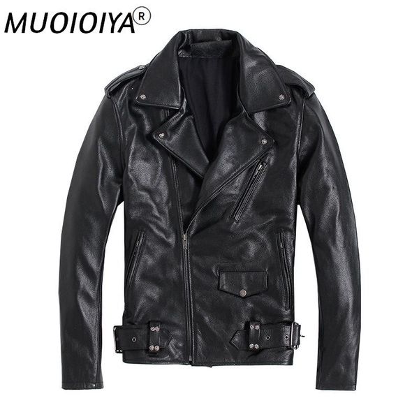 men's leather & faux 2021 men's genuine first layer cowhide slim short motorcycle jacket coat punk plus size clothing, Black
men's leather & faux 2021 men's genuine first layer cowhide slim short motorcycle jacket coat punk plus size clothing, Black