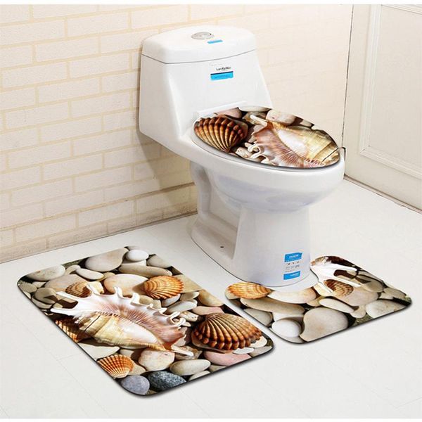 toilet seat covers decoration home cover water absorption 3pcs set carpet bathroom anti-slip floor mat modern 3d pattern printing rug 
toilet seat covers decoration home cover water absorption 3pcs set carpet bathroom anti-slip floor mat modern 3d pattern printing rug